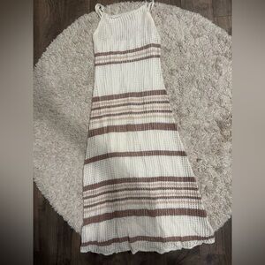 Striped Knit Blanket